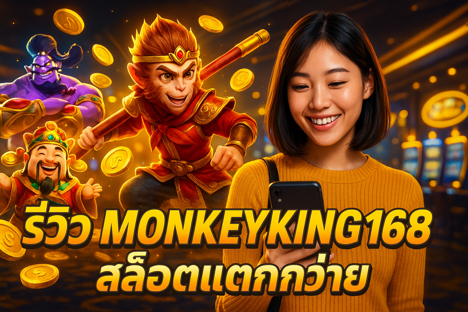 รีวิว MONKEYKING168 สล็อตแตกง่าย