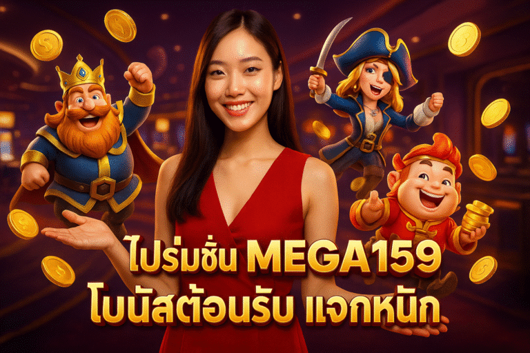 โปรโมชั่น MEGA159 โบนัสต้อนรับ แจกหนัก