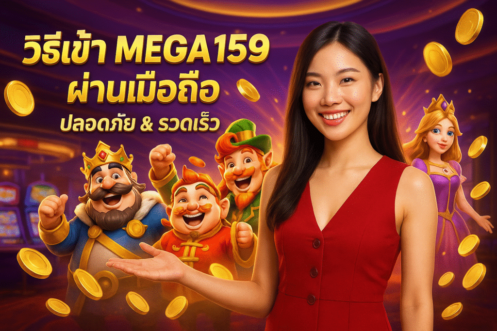 วิธีเข้า MEGA159 ผ่านมือถือ ปลอดภัย & รวดเร็ว