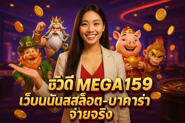 รีวิว MEGA159 เว็บพนันสล็อต-บาคาร่า จ่ายจริง